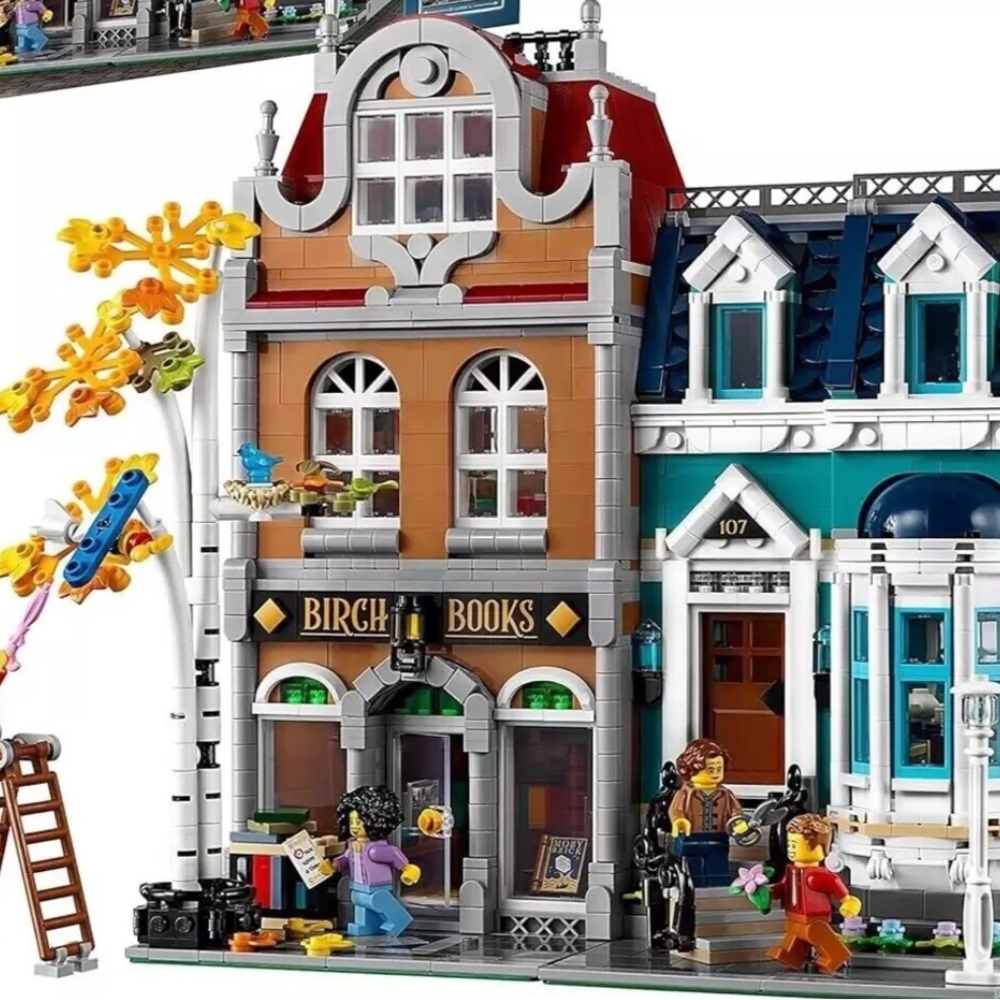 Modular Book Shop City Store Style Building brick set Lego Compatible ONLY NIB - Picture 2 of 6